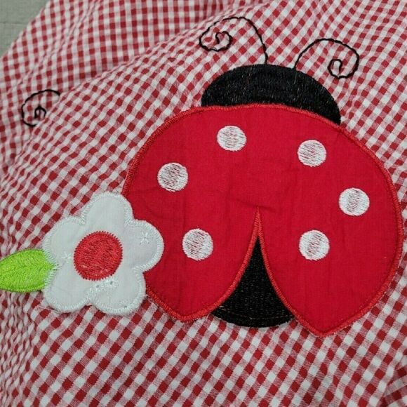 Ladybug aplaque dress 5 - Picture 3 of 5